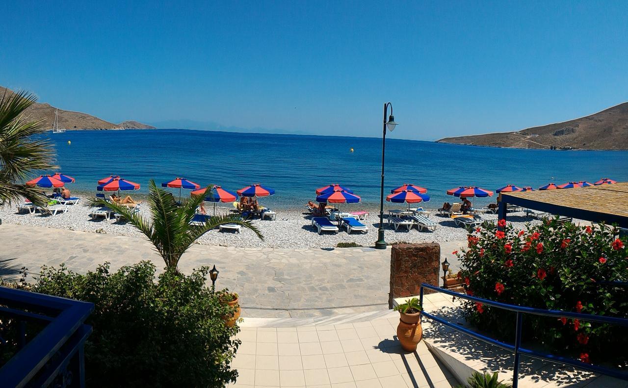 Hotel Eleni Beach Livadia  Dış mekan fotoğraf