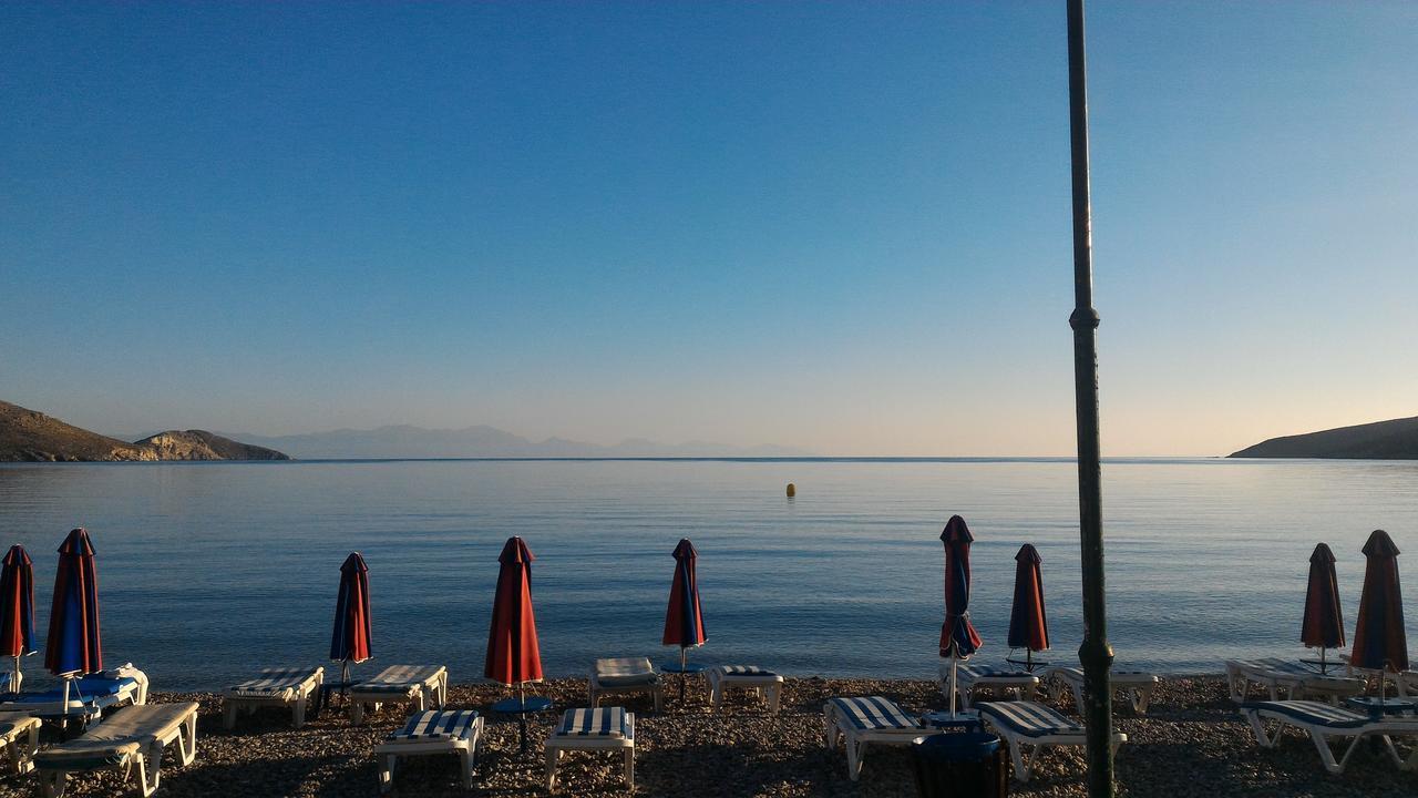 Hotel Eleni Beach Livadia  Dış mekan fotoğraf